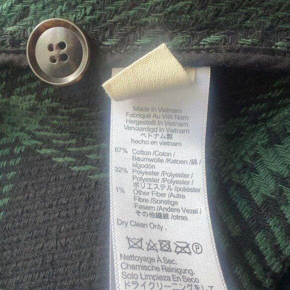 Madewell Flannel Boxy Shirt Jacket in Plaid - S - Picture 4 of 5